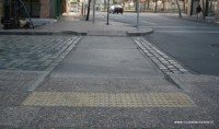 cruce peatonal de diseño universal