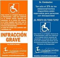 Empresas y estacionamientos para personas con discapacidad