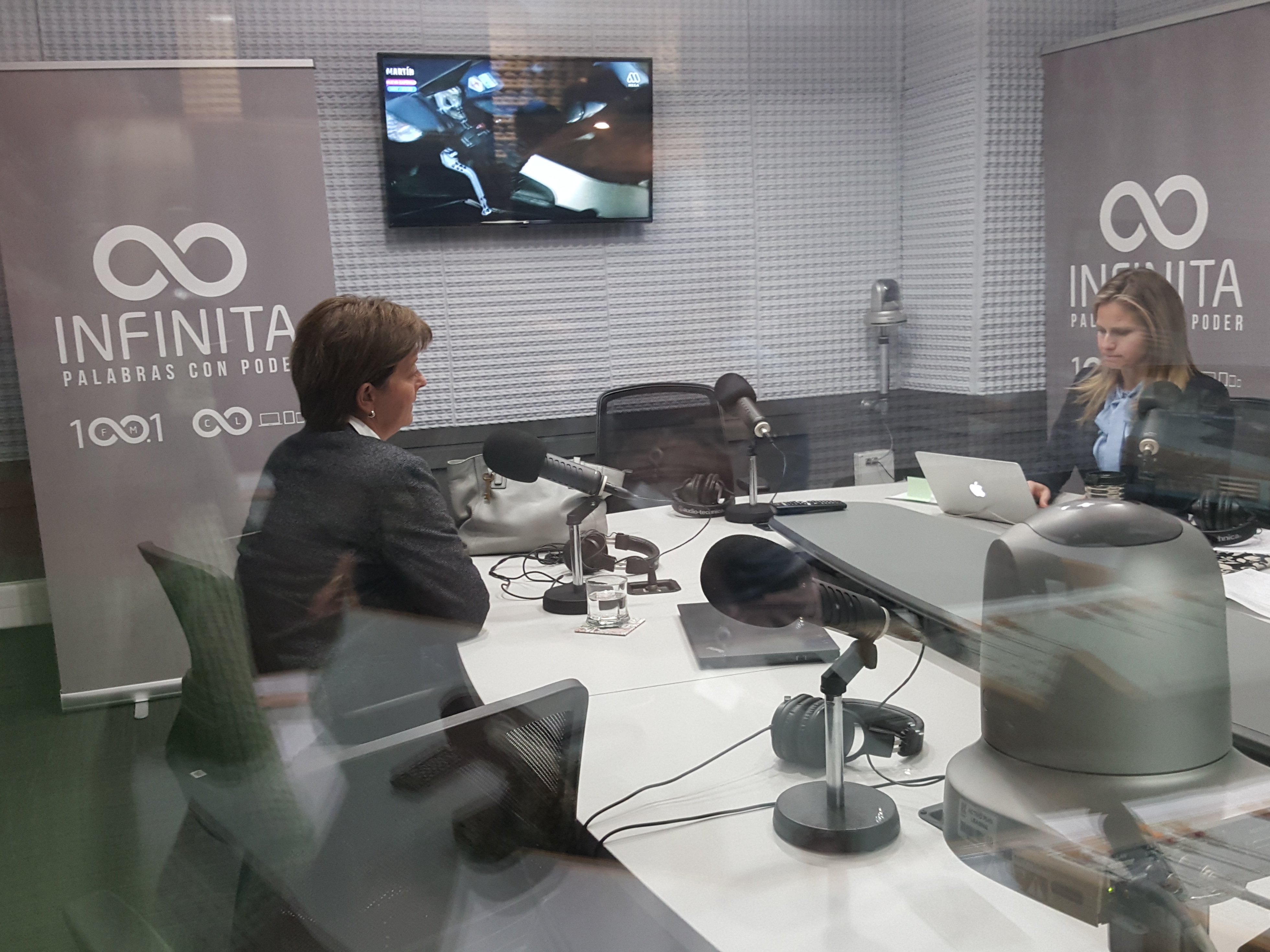 Pamela Prett como invitada de Soledad Onetto en Radio Infinita