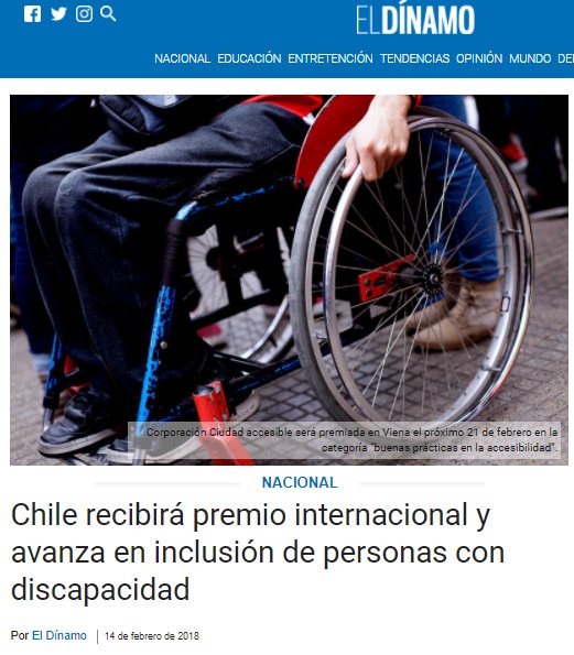 El Dinamo - Chile recibirá premio internacional y avanza en inclusión de personas con discapacidad