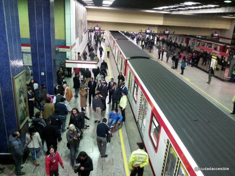 Metro inaugura primeros ascensores que forman parte de su Plan de Accesibilidad