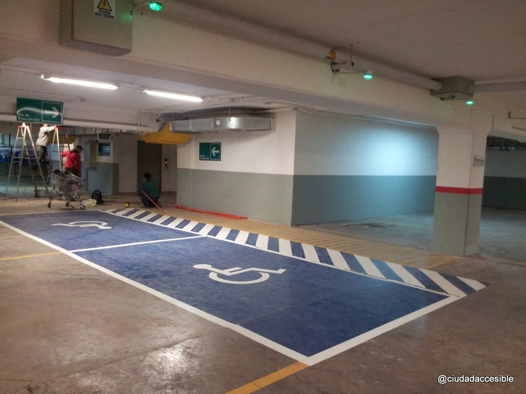 Grave error en estacionamientos para personas con discapacidad