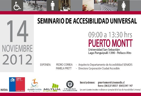 Seminario de Accesibilidad Universal | 14 de Noviembre | Puerto Montt