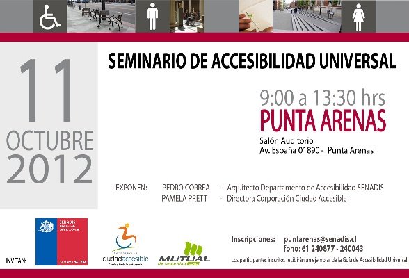 Seminario de Accesibilidad Universal | 11 de Octubre | Punta Arenas