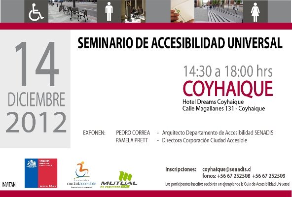 Seminario de Accesibilidad Universal | 14 de Diciembre | Coyhaique