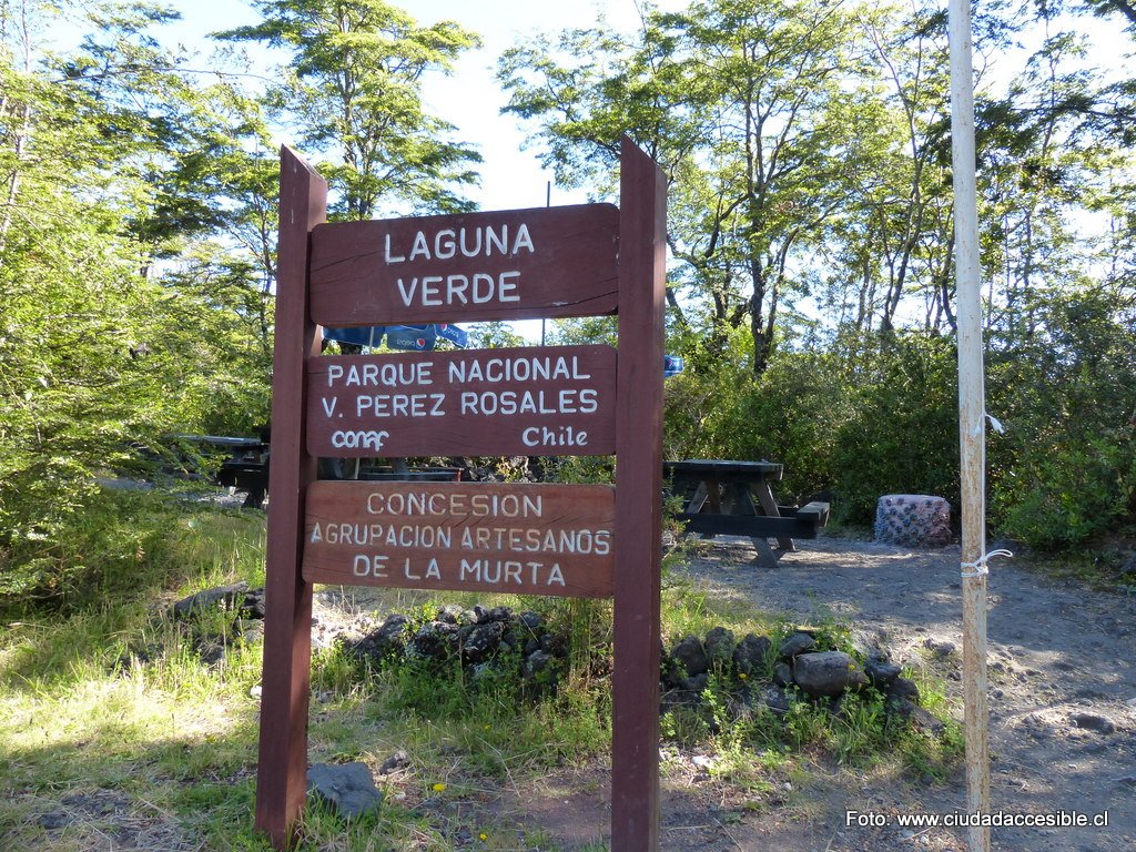 Sendero Laguna Verde Parque Nacional Vicente Pérez Rosales