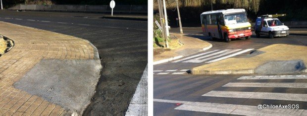 Puente Gamboa rebajes acceso peatonal sur