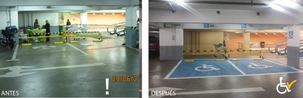 Antes y Después MONTSERRAT arreglo estacionamiento