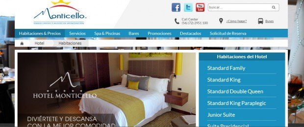 Pagina Web Casino Hotel Monticello