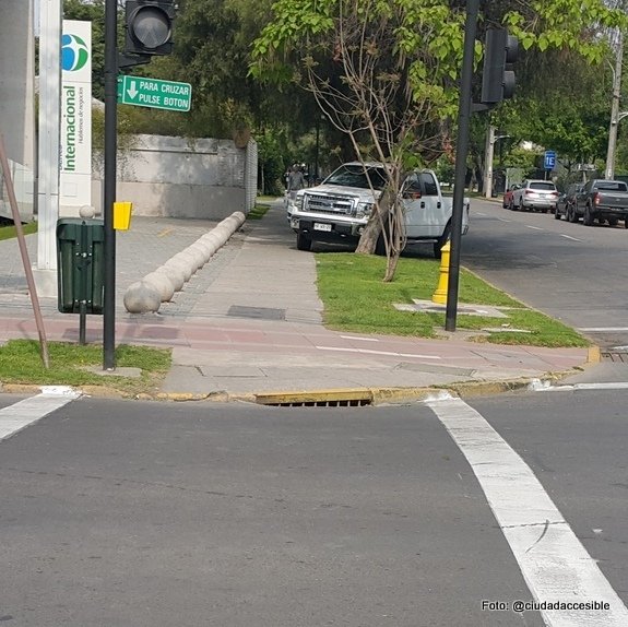 Cruce peatonal OBrien con Nueva Costanera