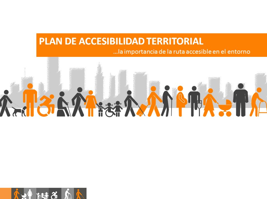 lámina de plan de accesibilidad territorial