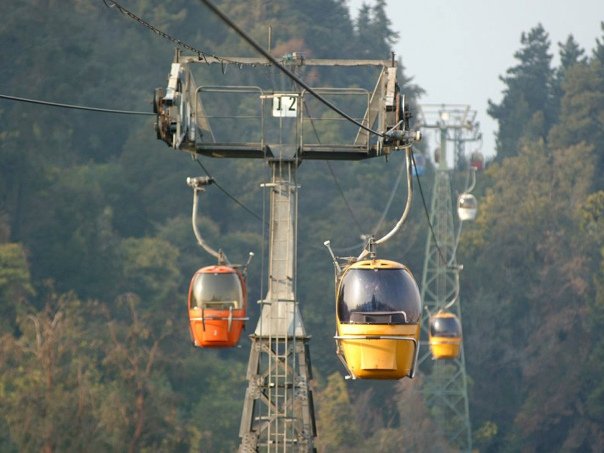 teleférico parque santiago Foto telefericomet.cl