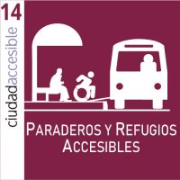 Portada Ficha 14 Paraderos y refugios accesibles