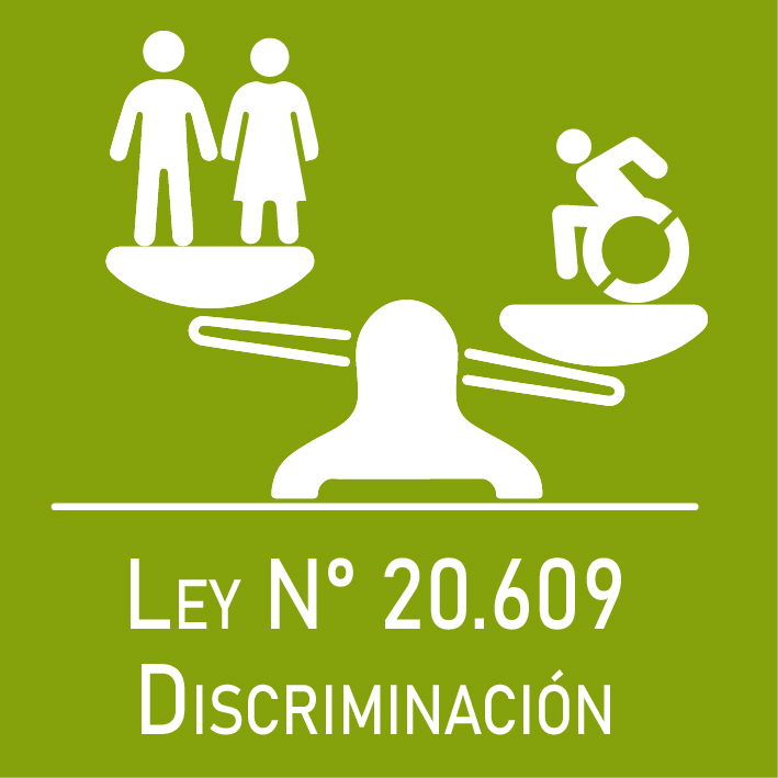 ícono ley discriminación