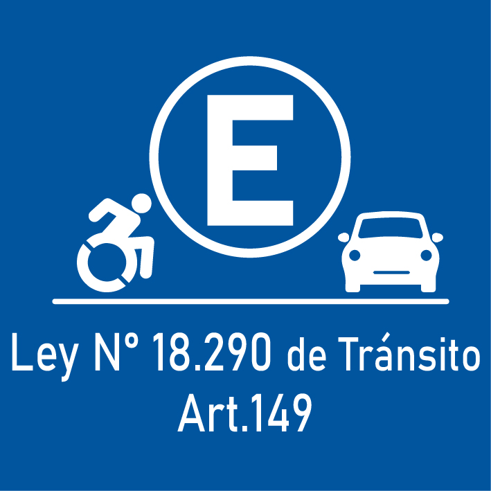 ícono ley estacionamientos