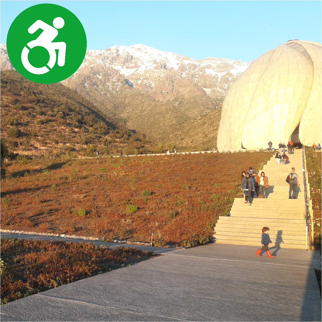 templo bahay con ícono sia verde