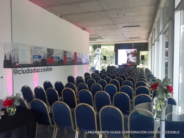 Vista del lugar del evento y la línea de tiempo de nuestras publicaciones