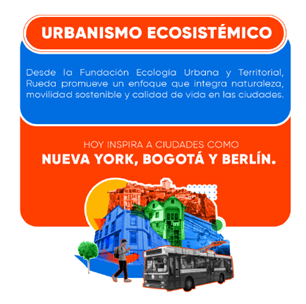 Se lee: Urbanismo ecosistémico. Desde la fundación ecología urbana y territorial, Rueda promueve un enfoque que integra naturaleza, movilidad sostenible y calidad de vida en las ciudades. Hoy inspira a ciudades como Nueva York, Bogotá y Berlín.