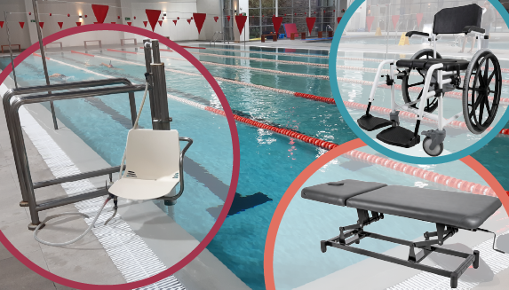 Una piscina accesible no depende solo de un elevador. También requiere una silla de ruedas resistente al agua, una camilla para el cambio de ropa y un espacio privado que permita realizar transferencias seguras. Estos elementos completan la cadena de accesibilidad, favorecen la autonomía, protegen la privacidad y permiten un uso digno e igualitario. Son ayudas técnicas esenciales para inclusión.