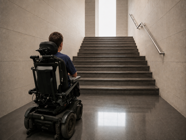La arquitectura puede incluir o excluir. Escaleras, desniveles, circulaciones inaccesibles o espacios mal diseñados siguen impidiendo que muchas personas entren, trabajen o participen. La accesibilidad debe comenzar en el proyecto, considerando la diversidad de usuarios desde el primer croquis. Cuando el entorno deja a alguien fuera, la exclusión se construye y eso no lo podemos permitir.